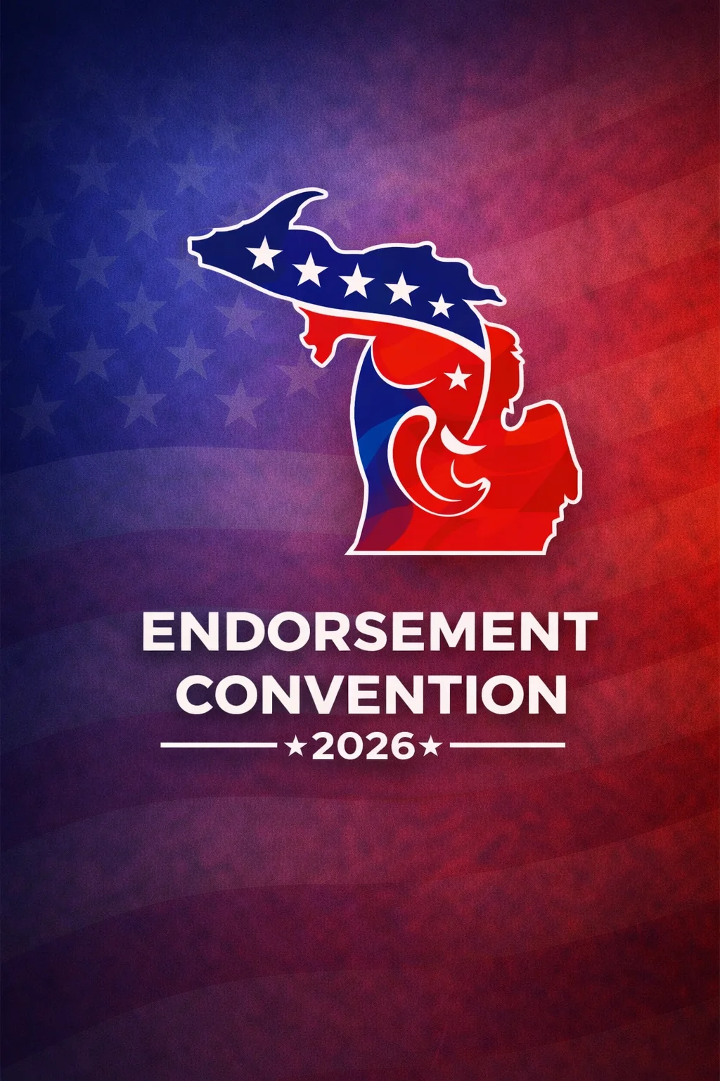 Michigan Republican Endorsement Convention 2026 graphic