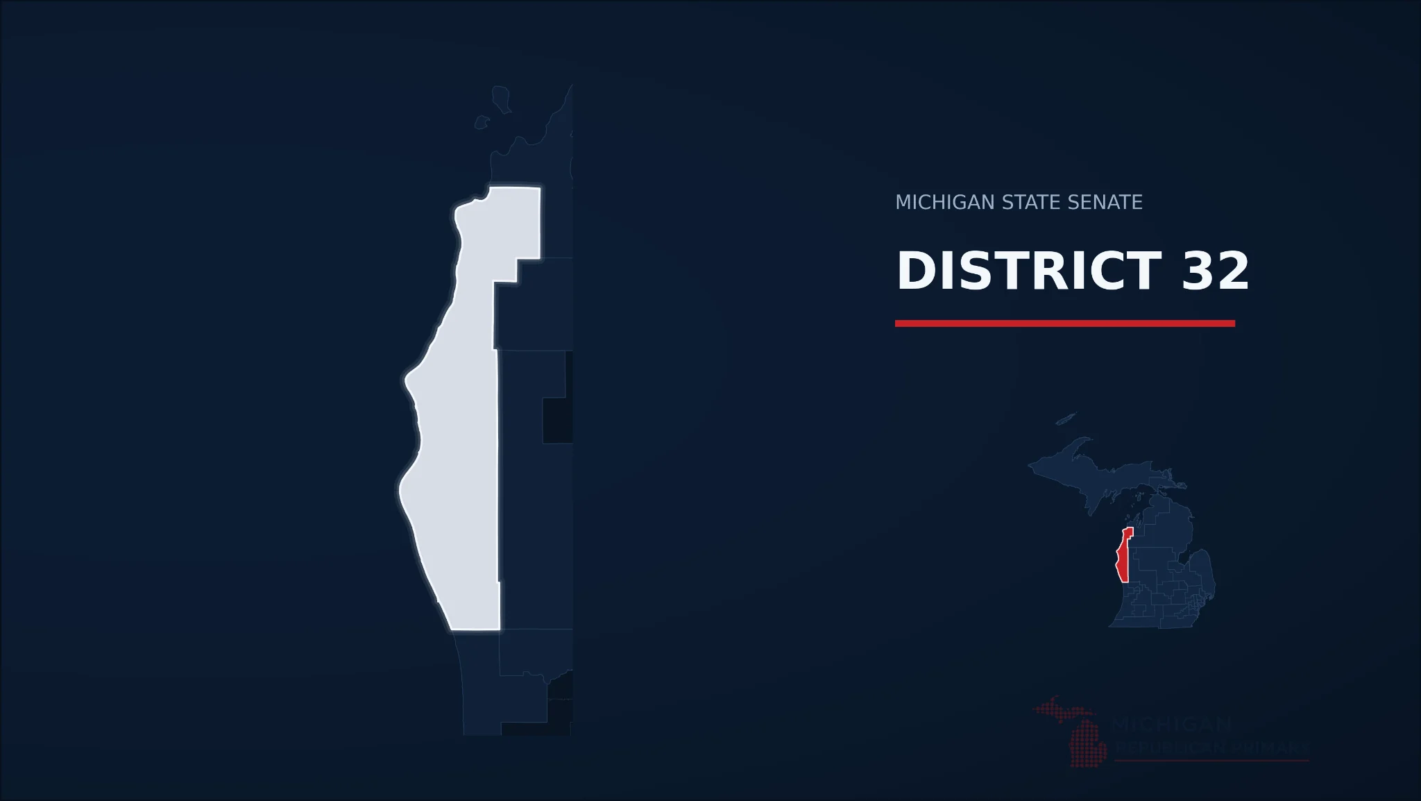 Michigan Senate District 32 map