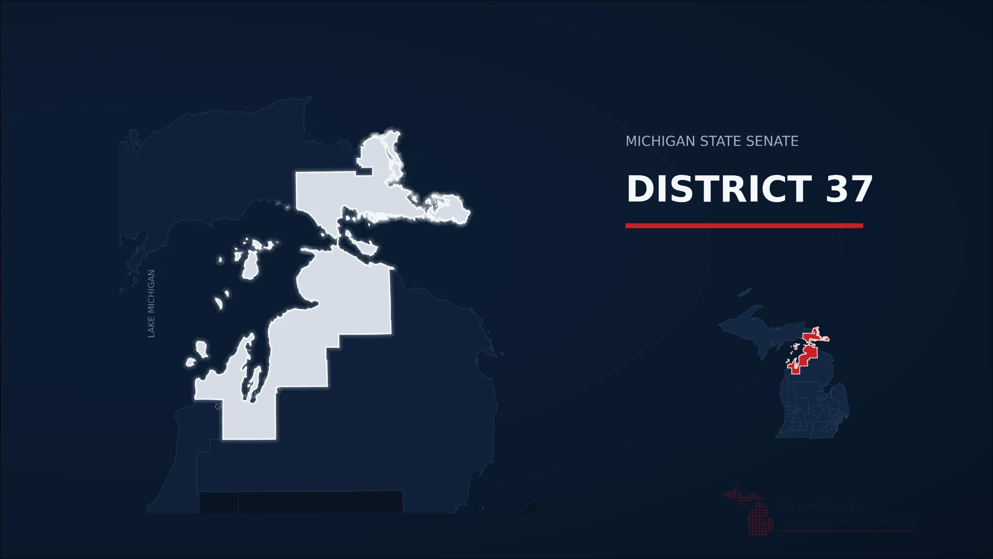 Michigan Senate District 37 map