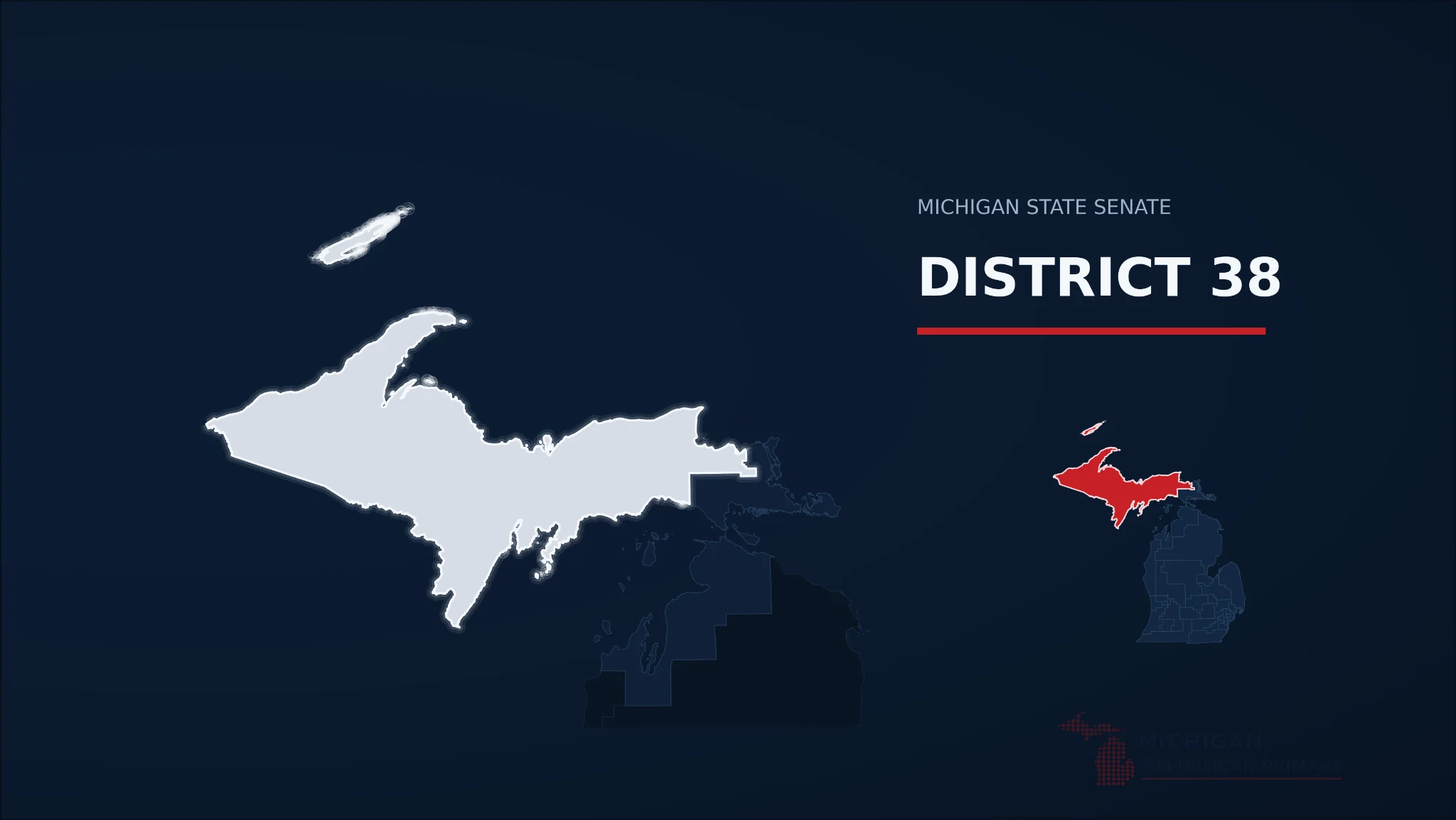 Michigan Senate District 38 map