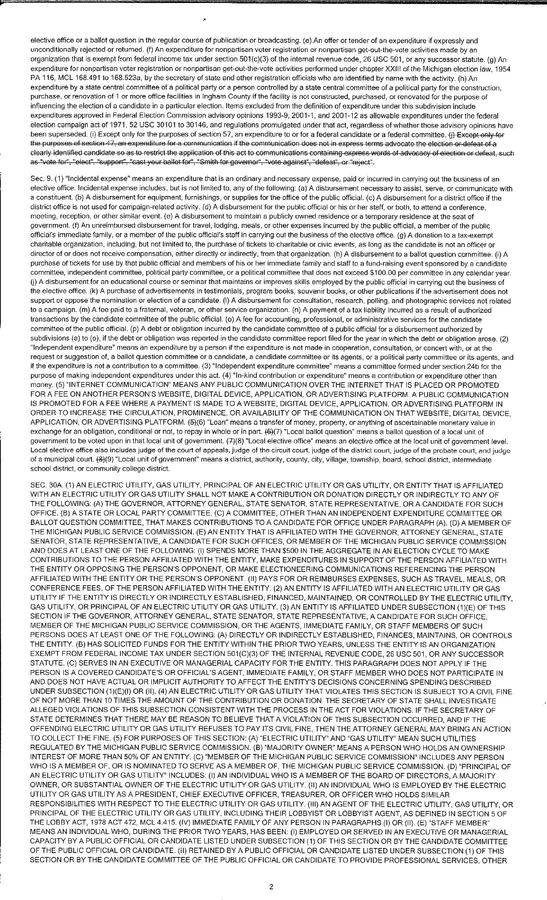 Filed Proposal 2 law, printed page 2. Sections 6, 9 and 30a.